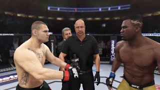 Cain Velasquez vs Francis Ngannou EA sports UFC 3  CPU vs CPU  Crazy UFC 👊🤪 [upl. by Lopez427]