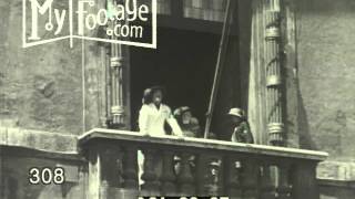 1936 Rome Mussolini Gives Speech From Balcony [upl. by Childs]