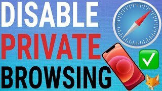 How To Disable Safari Private Browsing Mode On iPhoneiPad [upl. by Ainel]