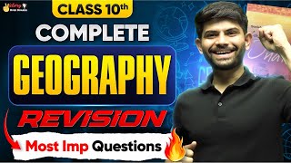 Live Marathon  Complete Geography Revision Class 10 SST  Session 2025  Digraj sir [upl. by Mccomb]