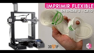 👊TRUCO Cómo imprimir filamento flexible en Ender 3 o CR10 [upl. by Aneladdam]