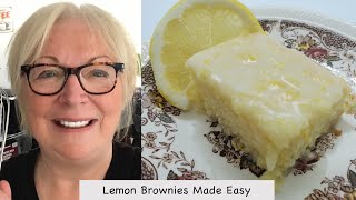 Lemon Brownies Made Easy [upl. by Jew223]