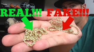 How to spot FAKE GOLD [upl. by Aronoh]