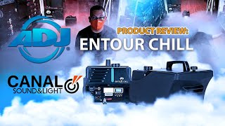 ADJ Entour Chill Low Lying Fog Machine  Product Review [upl. by Chantal]