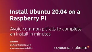 Install Ubuntu 2004 on a Raspberry Pi [upl. by Hpejsoj]