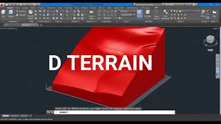 HOW TO MAKE 3D TERRAIN MODEL IN AUTOCAD 3D [upl. by Nuawad]