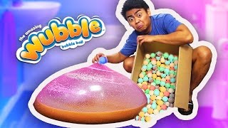 WUBBLE BUBBLE 100 BATH BOMBS EXPERIMENT [upl. by Etnomal]