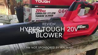 Review Hyper Tough 20v cordless blower and demo [upl. by Holladay205]