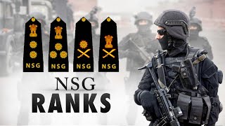 NSG Deputation amp Rank Structure For Officers amp Jawans [upl. by Diraj]