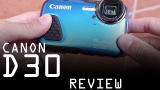 Canon Powershot D30 review [upl. by Ynnatirb]