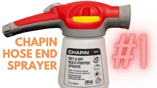 Chapin Hose End Sprayer Better Than Ortho [upl. by Yerok]