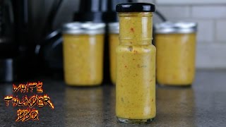 Yellow Hot Sauce Recipe  Mustard Based Hot Sauce [upl. by Evangeline50]