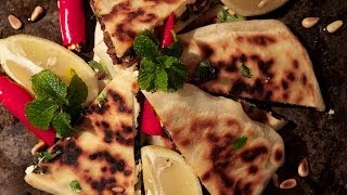 How to make Gozleme with Feta amp Spinach or Turkish Mince [upl. by Erreipnaej]