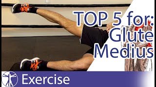 Top 5 Gluteus Medius Exercises [upl. by Cahra]