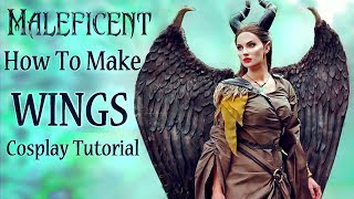 How I made my Maleficent Wings  Cosplay Tutorial [upl. by Keemahs]