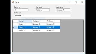 How to use DataGridView Control in C [upl. by Nichani]