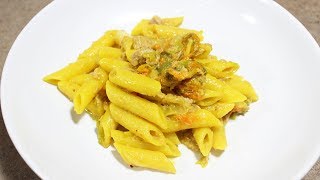 PASTA CON TONNO FIORI DI ZUCCA E ZAFFERANO  FoodVlogger [upl. by Aiduan]