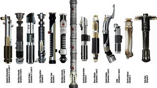 EVERY SINGLE Lightsaber Type in Star Wars [upl. by Baker879]