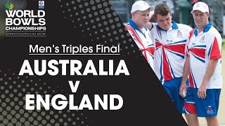 Mens Triples Final  Australia v England [upl. by Abba947]