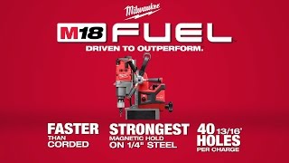 Milwaukee® M18 FUEL™ Magnetic Drill [upl. by Kerat402]