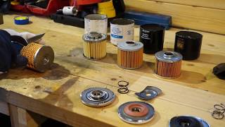 Volvo Penta oil filter  replace with a better alternative Part 1 [upl. by Enomes]