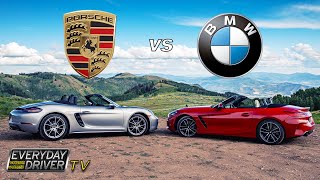 Porsche Boxster vs BMW Z4  On Target  Everyday Driver TV Season 5 [upl. by Giulietta]