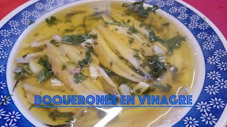 Como Hacer Boquerones en Vinagre [upl. by Airec]