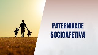 Paternidade socioafetiva [upl. by Iggie]