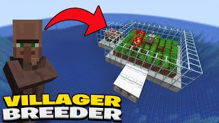 Minecraft 121 Villager Breeder Tutorial [upl. by Weixel]