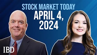 Stock Market Today April 4 2024 [upl. by Thamos]