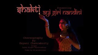 Ayi giri nandini  Sayani Chakraborty choreography [upl. by Esened]