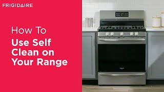 How To Use Self Clean On Your Range [upl. by Ahseenat]