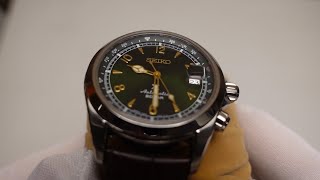 Seiko Alpinist Prospex 2020 Unboxing amp Review  Model SBDC091SPB121J1 [upl. by Amilb]