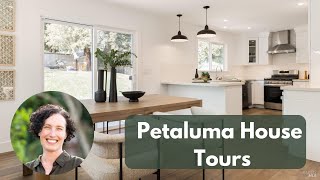 Petaluma House Tours  Two Luxury Properties [upl. by Dolf52]