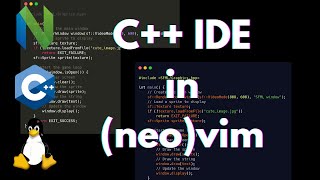 C IDE experience in Neovim [upl. by Nytsirc]