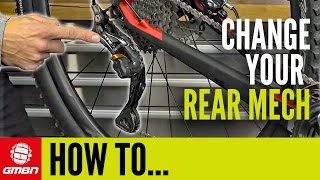 How To Install A Rear Derailleur  Mountain Bike Maintenance [upl. by Akissej230]