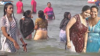 COXS BAZAR SEA BEACH  Tour of Sugandha Beach  Sea Bath Activities and Beach Walk  Part  03 [upl. by Dunning]