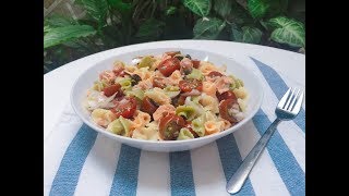 Ensalada de pasta con Monsieur Cuisine [upl. by Hctim]