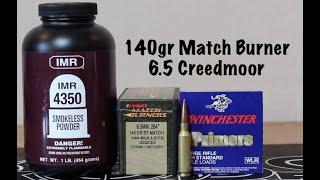 Barnes 140gr Match Burner 65 Creedmoor Savage 110 [upl. by Shoshana871]