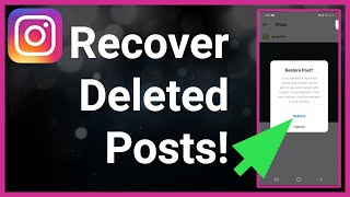 How To Recover Deleted Instagram Posts [upl. by Rihat272]