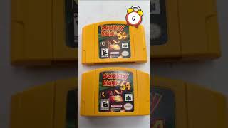 REAL or FAKE can you tell the difference dkoldies retrogamestore shorts [upl. by Baal458]