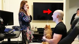 SHAVING MY HEAD BALD PRANK ON GIRLFRIEND [upl. by Emilie]