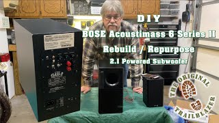 DIY BOSE Subwoofer Repurpose  Rebuild [upl. by Ynahpit]