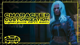 CYBERPUNK 2077 PC MODS Character Customization [upl. by Bertila]