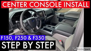 1521 F150 Center Console Install InDepth [upl. by Notsehc]