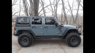 Black Rhino Armory wheels on Jeep JK [upl. by Coombs639]