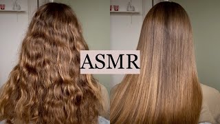 ASMR  Hair Straightening Transformation 🌙 SLEEP amp RELAX [upl. by Nylatsirhc]