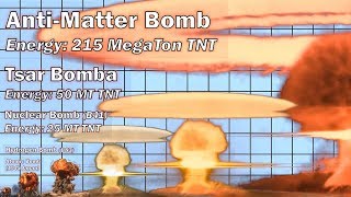 Nuclear Explosion Power Comparison [upl. by Brasca]