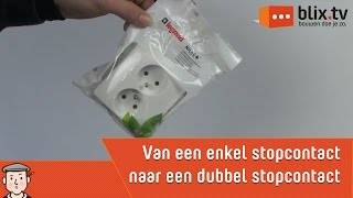 Maak zelf van een enkel stopcontact een dubbel stopcontact [upl. by Etiuqram834]