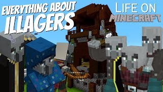 Everything about the Illager in Minecraft Pillagers Vindicators Evokers amp more Life on Minecraft [upl. by Luaped183]